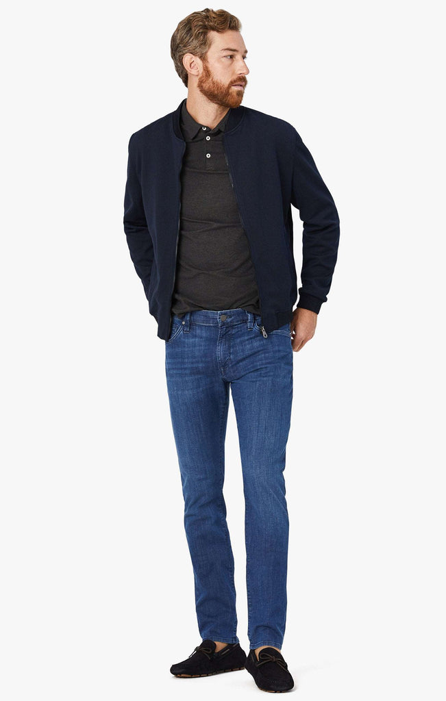 Cool Tapered Leg Jeans - Mid Kona