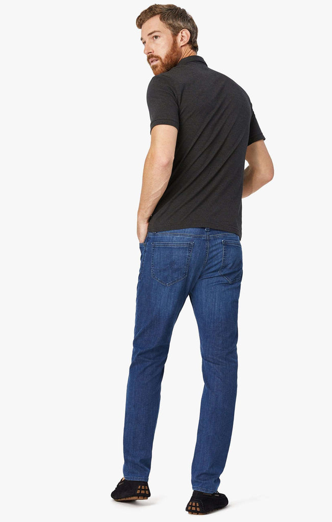 Cool Tapered Leg Jeans - Mid Kona
