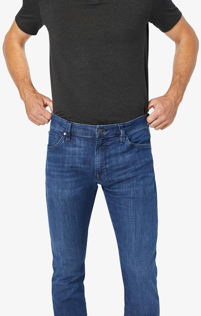 Cool Tapered Leg Jeans - Mid Kona