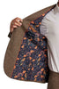 Dover Notch Jacket-Slim Caramel Donegal
