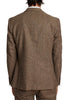 Dover Notch Jacket-Slim Caramel Donegal