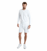 Micro Terry Scallop Short - White