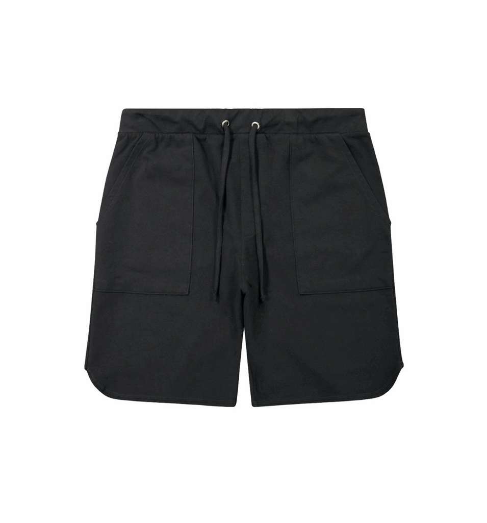 Micro Terry Scallop Short - Black