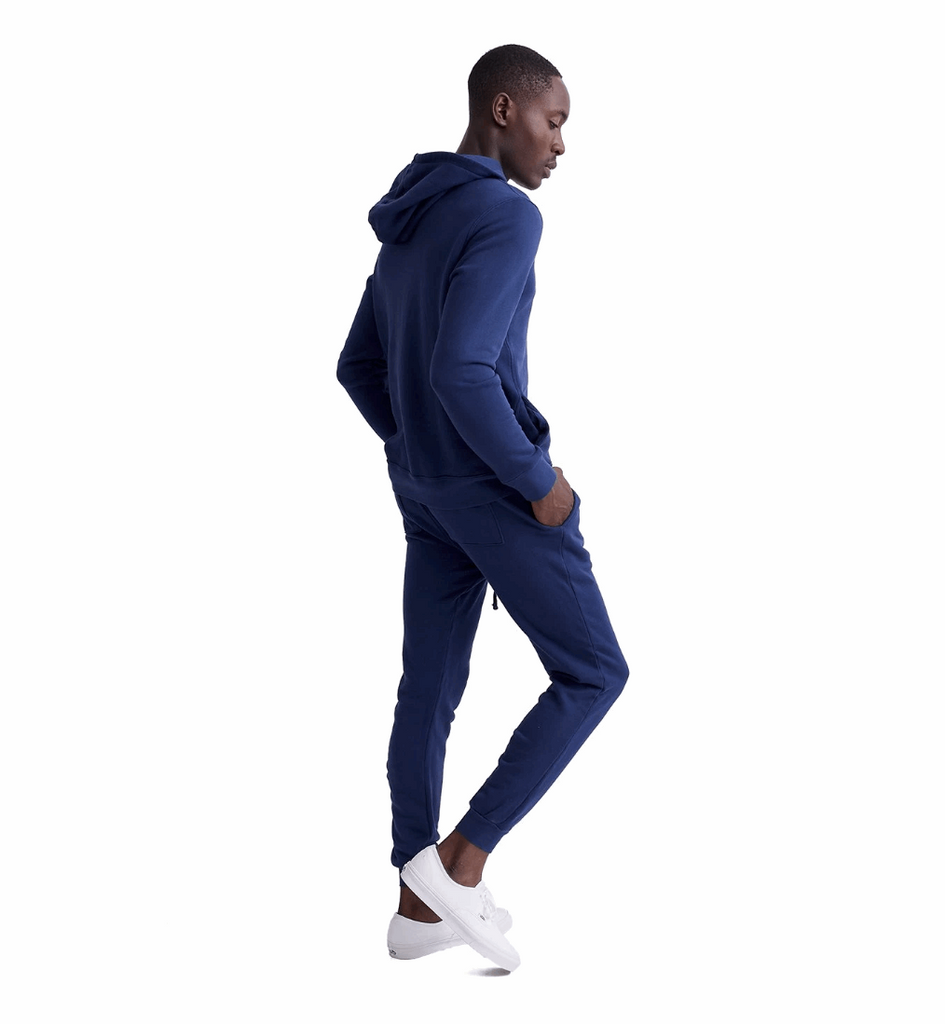 Cotton Terry Rib Jogger - Goodlife Navy