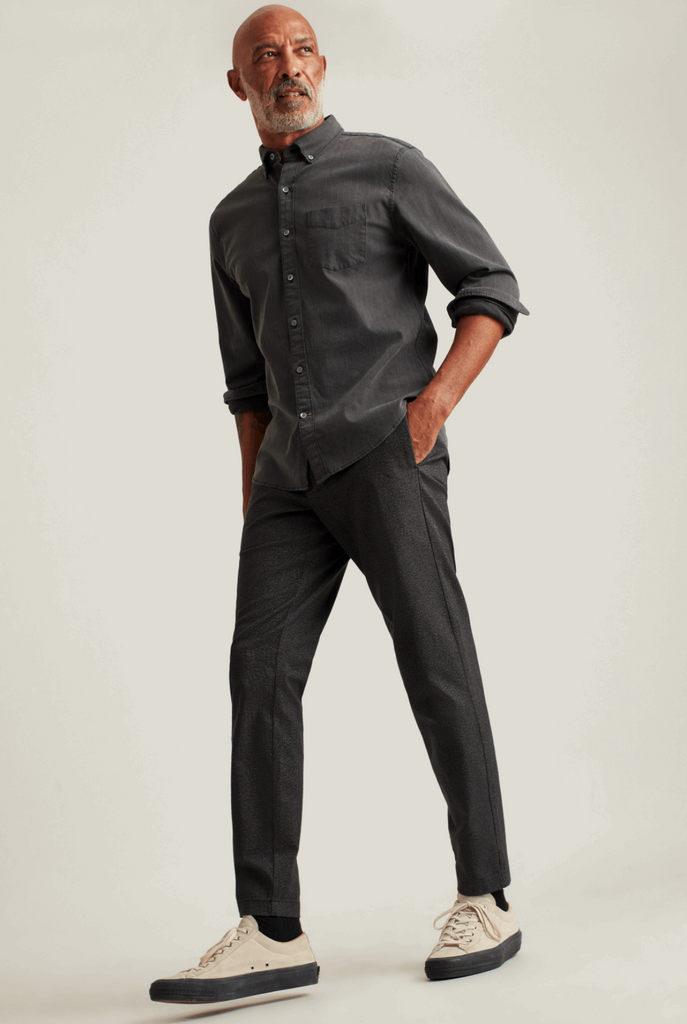 Off Duty Pants - Charcoal Dobby