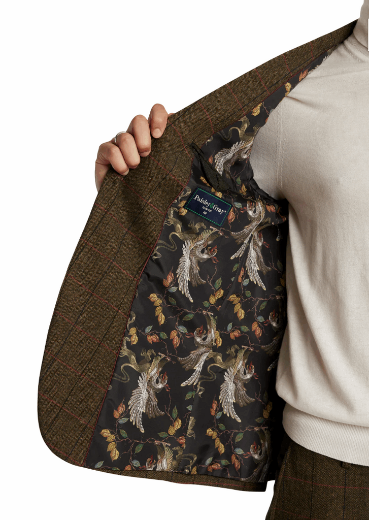 Bromley Notch Jacket-Slim Olive Bone