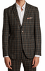 Dover Notch Jacket-Slim Char Gold Window