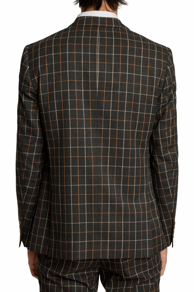 Dover Notch Jacket-Slim Char Gold Window