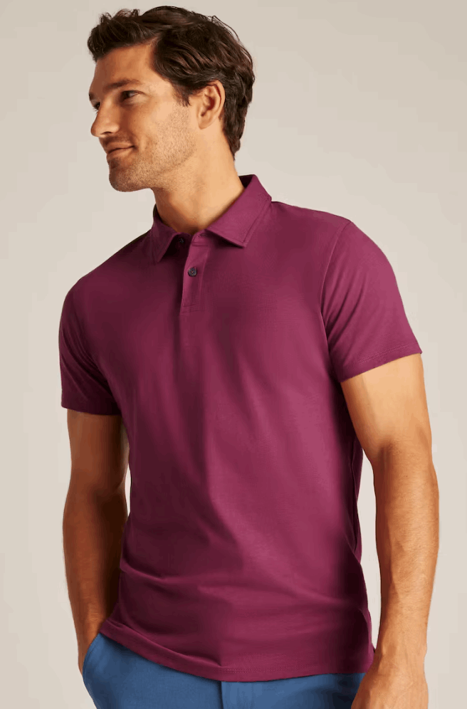 Jetsetter Performance Polo | Boysenberry