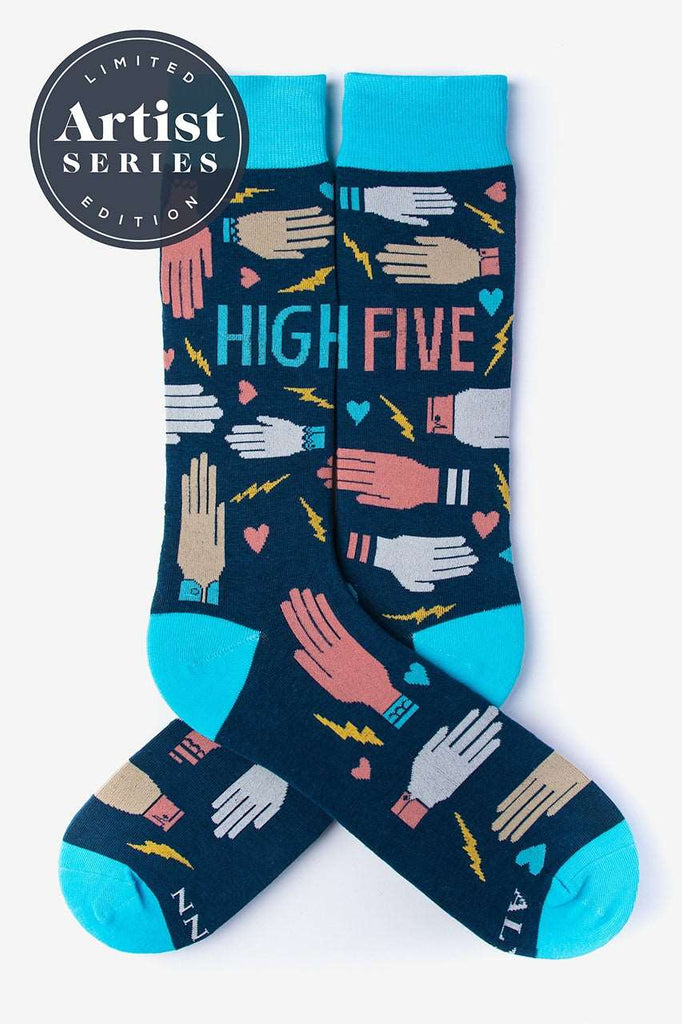 Lisa Congdon Hi Five - Blue