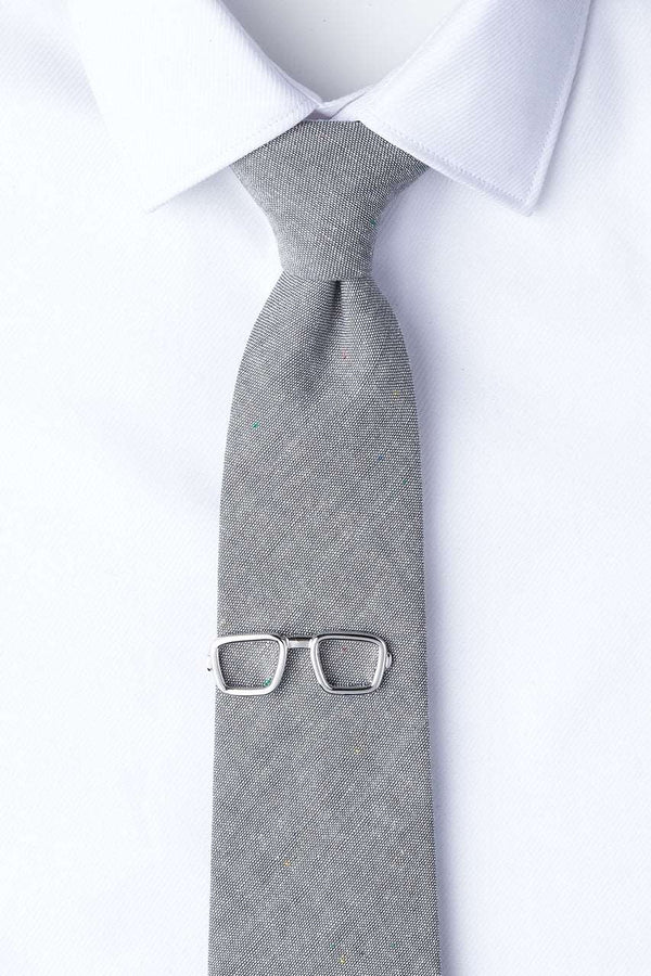 Eyeglasses- Silver Tie Clip