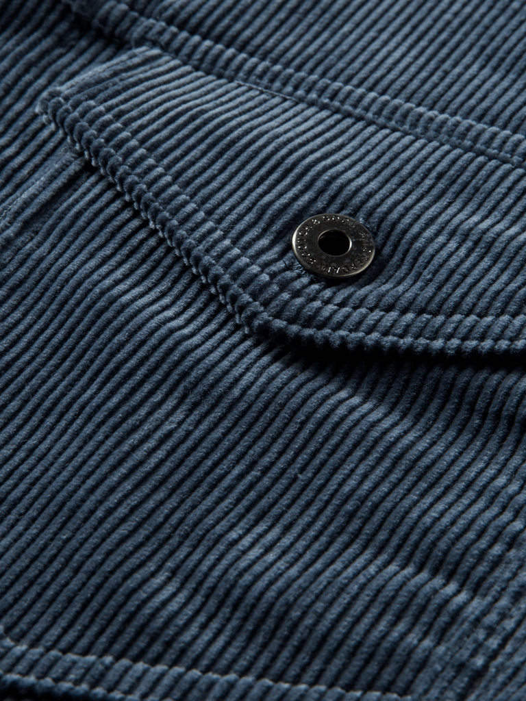 Corduroy Trucker Jacket  - Steel