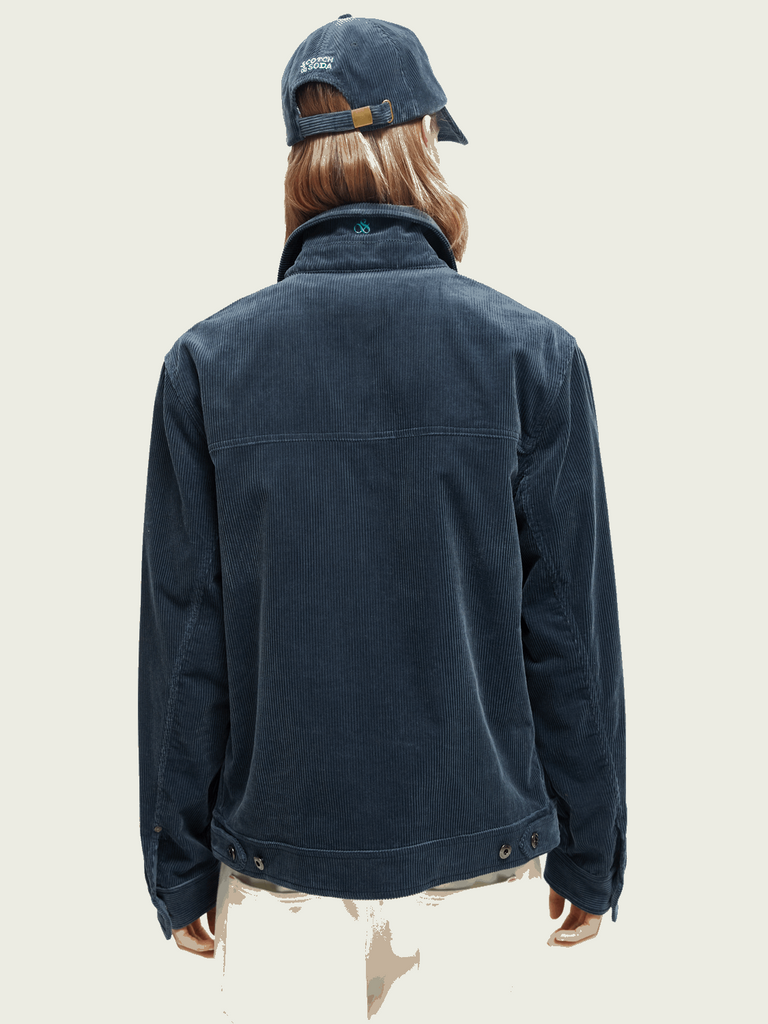Corduroy Trucker Jacket  - Steel