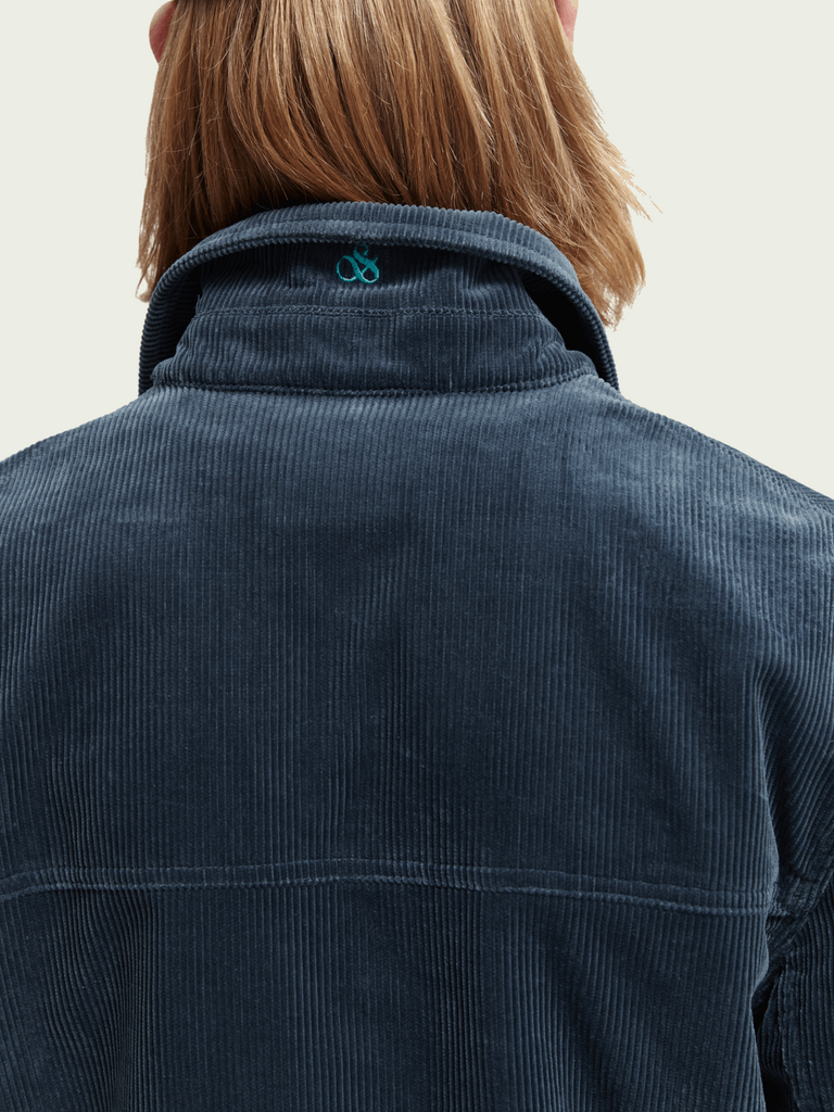 Corduroy Trucker Jacket  - Steel
