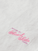 Linen shirt with sleeve roll-up-White
