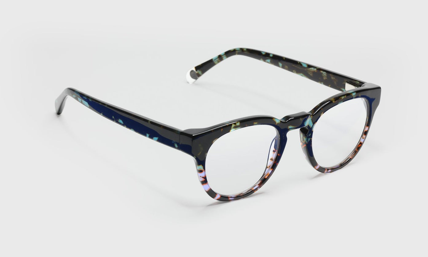 Finley Blue Finley Blue and Purple Tortoise - Blue Light Glasses – Bridge + Root