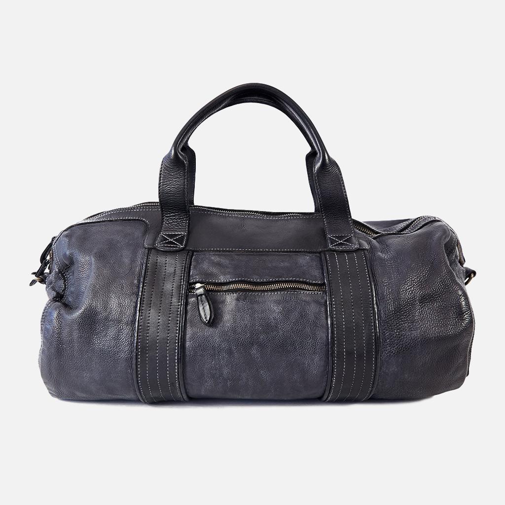 Klaver Leather Duffel Bag Black Bridge + Root